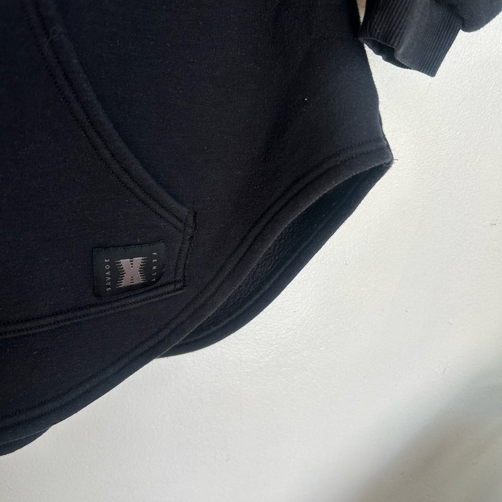 Black Hoodie With Drawstrings - image 4